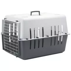 Перенос Savic ПЭТ КЕРРИЕР4 (Pet Carrier4) для собак, пластик, 66х47х43 см, Темно-серый (3267_000T)