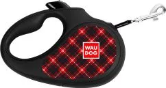 Поводок-рулетка для собак Collar WAUDOG R-leash, рисунок "Шотландка", L, до 50 кг, 5 м, светоотражающая лента (8126-0098-01)