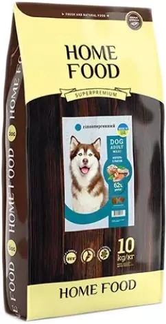 Гипоаллергенный сухой корм для собак больших пород Home Food Форель с рисом и овощами, 10 кг (4828331691000/4820235020347)