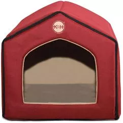 Домик K&H Indoor Pet House для кошек и собак малых пород, Красный 41x38х36 см (3633)