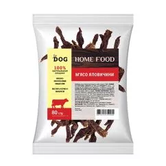 Лакомство Home Food For Dog Мясо говядины сушеное 0,08 кг (1020008)