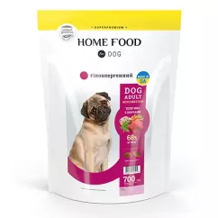 Сухой корм Home Food Dog Adult Mini/Medium гипоаллергенный "Телятина с овощами" 0,7кг (1057007)