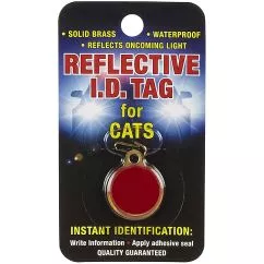 Брелок Coastal ID Tag світловідбиваючий для адреси нашийник для котів (45000_CAT)