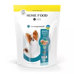 Сухий корм Home Food Dog Adult Mini гіпоалергенний  «Форель з рисом» 0,7кг (1027007)