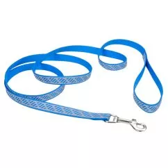 Повідець Coastal Lazer світловідбивний для собак, 1,6 см Х1, 2м , Блакитна хвиля (46434_BWV04)
