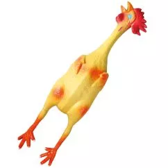 Игрушка Flamingo LATEX CHICKEN курица для собак, латекс, 11х8х49 см (500923)
