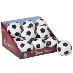Мяч Flamingo SOCCERBALL сокербол игрушка для собак, искусственная кожа, 10 см (501095)