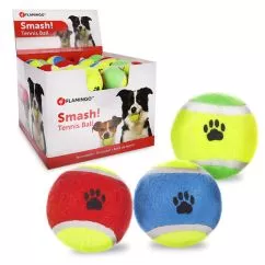 Мяч Flamingo TENNISBALL теннис игрушка для собак, резина, диаметр 6 см (501205)