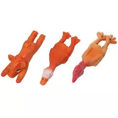 Іграшка Flamingo ANIMALS порося курча каченя для собак, латекс , 13х4х4 см (503885)