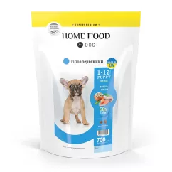 Сухий корм Home Food Puppy Mini гіпоалергенний  «Форель з рисом» 0,7кг (2027007)