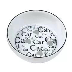 Миска Flamingo CERAMIC CAT кот для кошек, керамика, 13 см (507767)