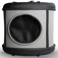 Домик-перенос K&H Mod Capsule для собак и кошек , Серый - черный (5153)