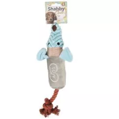 Миша Flamingo SHABBY CHIC ROPE TAIL з мотузкою хвостом іграшка для собак , 40 см (515999)