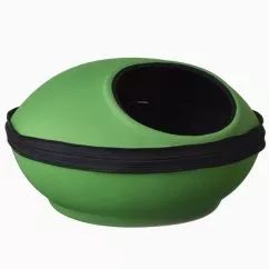 Будиночок-лежак K&H Mod Dream Pod для котів , Зелений - чорний