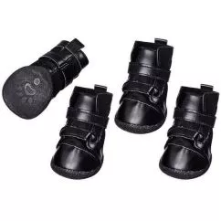 Ботинки Flamingo XTREME BOOTS для собак, черный, L, 6,5х5 см, 4 ед. (5375796)