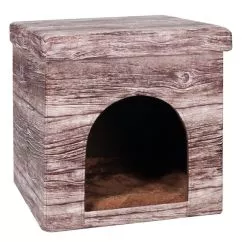 Домик Flamingo CHALET HOUSE для кошек и собак, ткань, 38х38х37 см (560208)