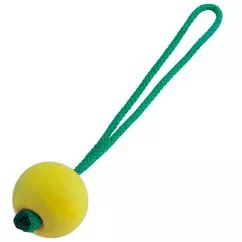 Гумовий м'яч Sprenger плаваючий з ручкою для собак , Жовтий диаметр 6,5 см (58198_010_00)