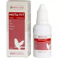 Витамины и аминокислоты Oropharma МУТА-ВИТ (Muta-Vit) жидкие для оперения птиц, 0.03 л (602010)