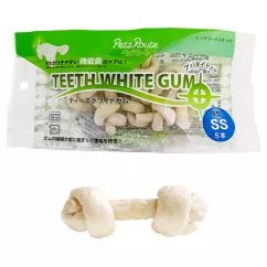 Лакомство Petz КОСТЬ ДЛЯ ЧИЩЕНИЯ ЗУБОВ (Teeth White Gum) жевательная для собак, SS кг, 5 шт. х 88 г (60402)