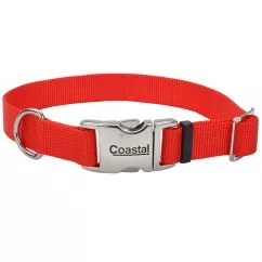 Ошейник Coastal Titan Buckle для собак, 2,5 см Х46-66 см, Красный (61901_RED26)