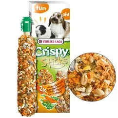 Лакомство VL Crispy Sticks МОРКОВКА ПЕТРУШКА (Carrot & Parsley) для кролик.и морс.свин,2едх55г , 0.11 кг (620601)