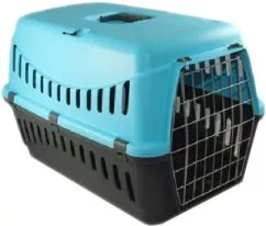 Контейнер-переноска для собак і кішок MP Bergamo Gipsy 58х38х38 см до 12 кг Blue (8058093271083)