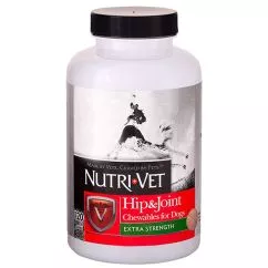Хондроитин и глюкозамин Nutri-Vet СВЯЗИ И СУСТАВЫ ЭКСТРА (Hip&Joint Extra) МСМ для собак, 120 табл (66664)