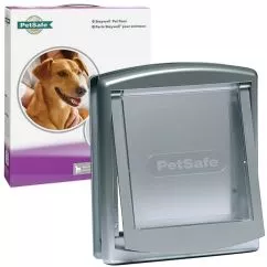 Дверцята PetSafe Staywell Original ПЕТСЕЙФ СТЕЙВЕЛ ОРІГІНАЛ для котів та собак середніх порід, до 18 кг, Сірий , 352х294 мм (757)