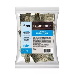 Лакомство Home Food For Dog Сушеная шкурки трески 80г (1037008)
