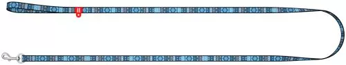 Повідець для собак нейлоновий Collar WAUDOG Nylon, малюнок "Етно синій" , XS, Ш 10 мм, Дов 122 см (5235) - фото №2