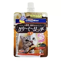 Лакомство CattyMan Сливочное пюре с курицей (Creamy Chicken) жидкие для кошек , 0.07 кг (82205)