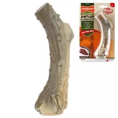 Жувальна іграшка Nylabone Extreme Chew Antler НІЛАБОН ОЛІНЬ РІГ для собак, смак оленини , L, для собак до 23 кг, Оленина, 17,8x7x5,1 см (83366)