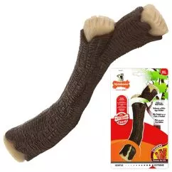 Жувальна іграшка Nylabone Extreme Chew Wooden Stick НІЛАБОН гілка для собак, смак бекону , XL, від 23 кг, 20,3x7,7x3,2 см (84776)