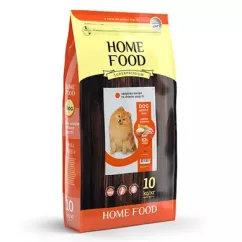 Сухой корм Home Food Dog Adult Mini здоровая кожа и блеск шерсти "Индейка и лосось" 10кг (1017100)