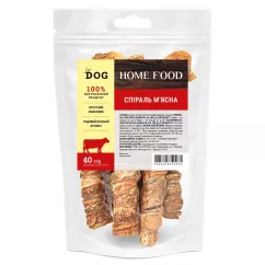 Лакомство Home Food For Dog Спираль мясная 0,04 кг (1025004)