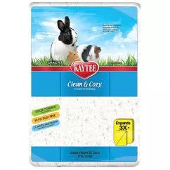 Підстилка Kaytee КЛИН&КОЗІ (Clean&Cozy) White з целюлози для гризунів, білий , пакунок 28,3 л збільшується в об’ємі до 85 л (995298)