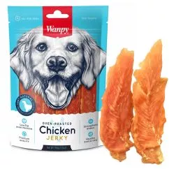 Ласощі Wanpy Куряча грудка в'ялена (Chicken Jerky) для собак , 0.1 кг (CA-01H)