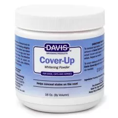 Массирующая пудра Davis Cover-Up Whitening Powder отбеливающая ДЭВИС КАВЕР-АП для собак, кошек 0.3 кг (CU16)