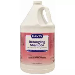 Шампунь-кондиционер Davis Detangling Shampoo Дэвис Легкое рассчитывание от колтунов для собак, кошек, 3.8 л (DTSG)