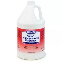 Шампунь Davis 15 to 1 Shampoo Fresh Fragrance Девіс 15:1 з ароматом свіжості для собак, котів, кінці , 3.8 л (FTOFSG)