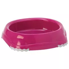 Миска Moderna СМАРТІ пластикова для котів, 210 мл, d-12 см, Яскраво-рожевий (H100328)