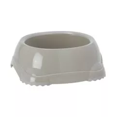 Миска Moderna СМАРТІ пластикова для собак №3, 1245 мл, d-19 см, Теплий сірий (H103330)