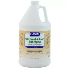 Шампунь Davis Oatmeal & Aloe Shampoo Девіс овсяна мука з алое гіпоалергенний для собак і котів, ко , 3.8 л (OASG)