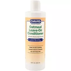 Кондиціонер Davis Oatmeal Leave-On Conditioner Девіс овсяна мука супер зволожуючий для собак, котів , 0.355 л (OLOC12)
