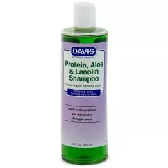 Шампунь Davis Protein & Aloe & Lanolin Shampoo ДЕВІС ПРОТЕЇН АЛОЕ ЛАНОЛІН для собак, котів, концентр , 0.355 л (PALS12)