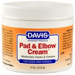 Крем Davis Pad & Elbow Cream Девис заживлен для лап и локтей собак и лошадей, 0.113 л (PEC04)