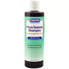 Шампунь Davis Plum Natural Shampoo ДЭВИС НАТУРАЛЬНЫЙ слив с протеинами шелка для собак, кошек, конц, 0.355 л (PNS12)