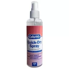 Спрей Davis Квік Драй Спрей (Quick-Dry Spray) для собак та котів , 0.2 л (QDR200)
