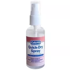 Спрей Davis Квік Драй Спрей (Quick-Dry Spray) для собак та котів , 0.05 л (QDR50)