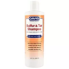 Шампунь Davis Сульфур Тар (Sulfur & Tar) для собак, 0.355 л (STS12)